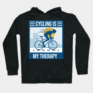 Cycling is my Therapy Hoodie